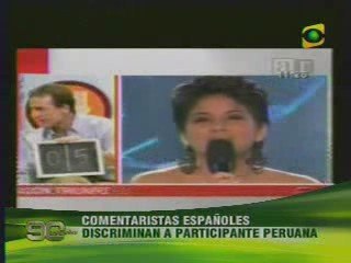 brenda mau (peru) OT 2009 -  discriminacion a participante