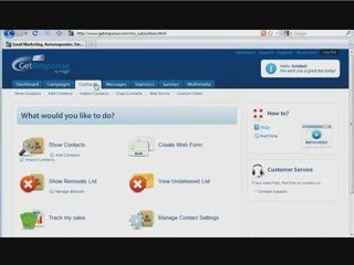 GetResponse nouvelle version