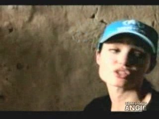 ANGELINA JOLIE VISIT TROOPS AND REFUGEE