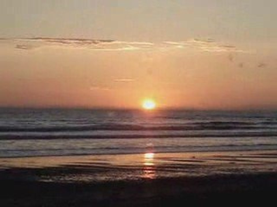 Coucher de soleil monté