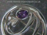 Rennie Mackintosh brooch DSG162 m1 Sterling silver