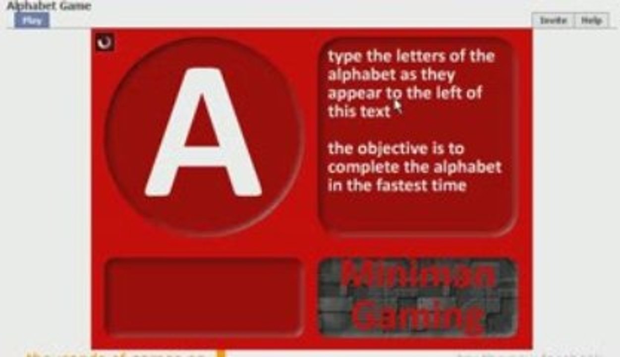 Facebook Alphabet Cheat - World Record Typing