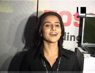Bollywood actress Vidya Balan hits gym