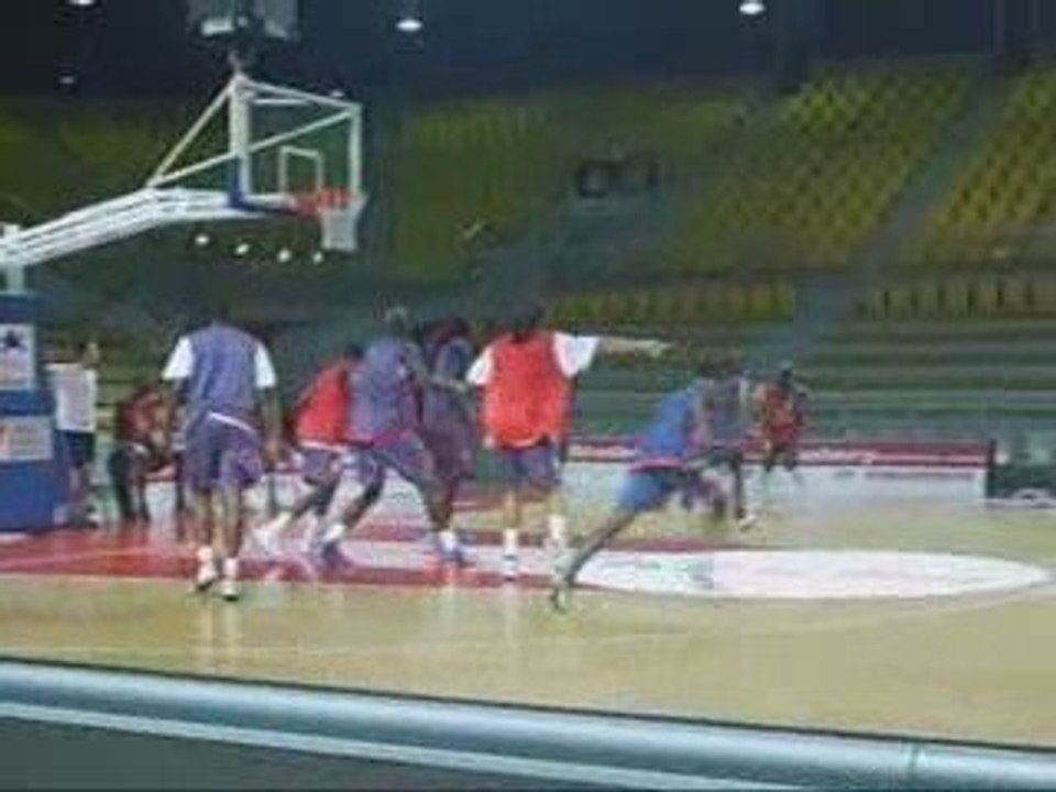 entrainement equipe france de basket strasbourg