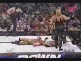 WWE - Rock & Hulk Hogan &  Kane Vs NWO Smackdown 28 03 02.
