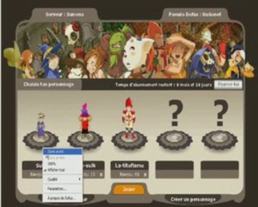 Dofus: Sulk story (hacké)