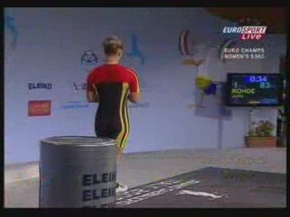 European women's Weightlifting championships 2008 53 kg