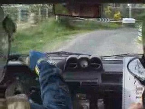 205 N°40 Mignet/Lorteau ES1 Rallye Vignoble Sévre&Maine 2009