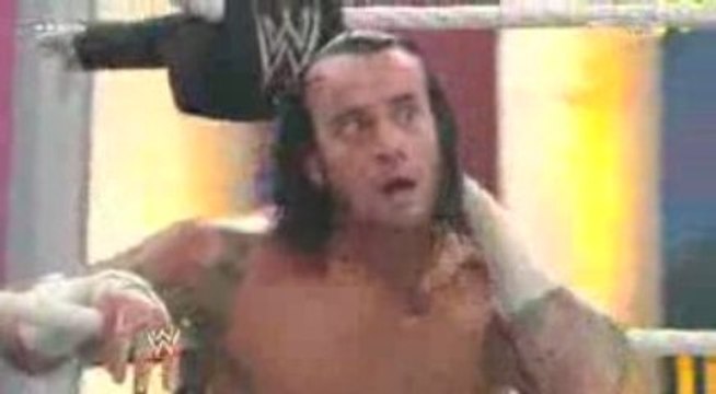 CM Punk vs Jeff Hardy Title match 2/3