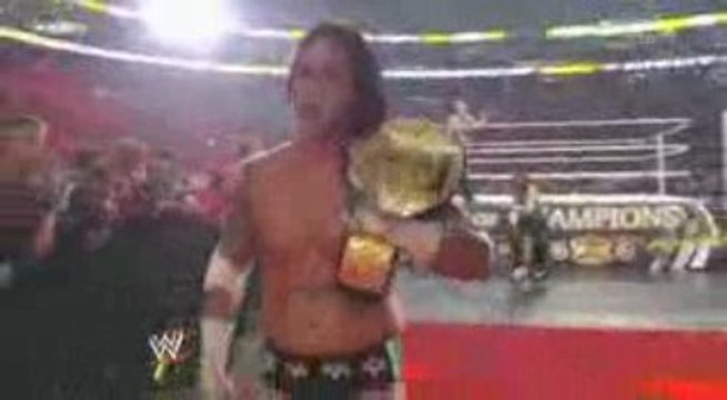 CM Punk vs Jeff Hardy Title match 3/3