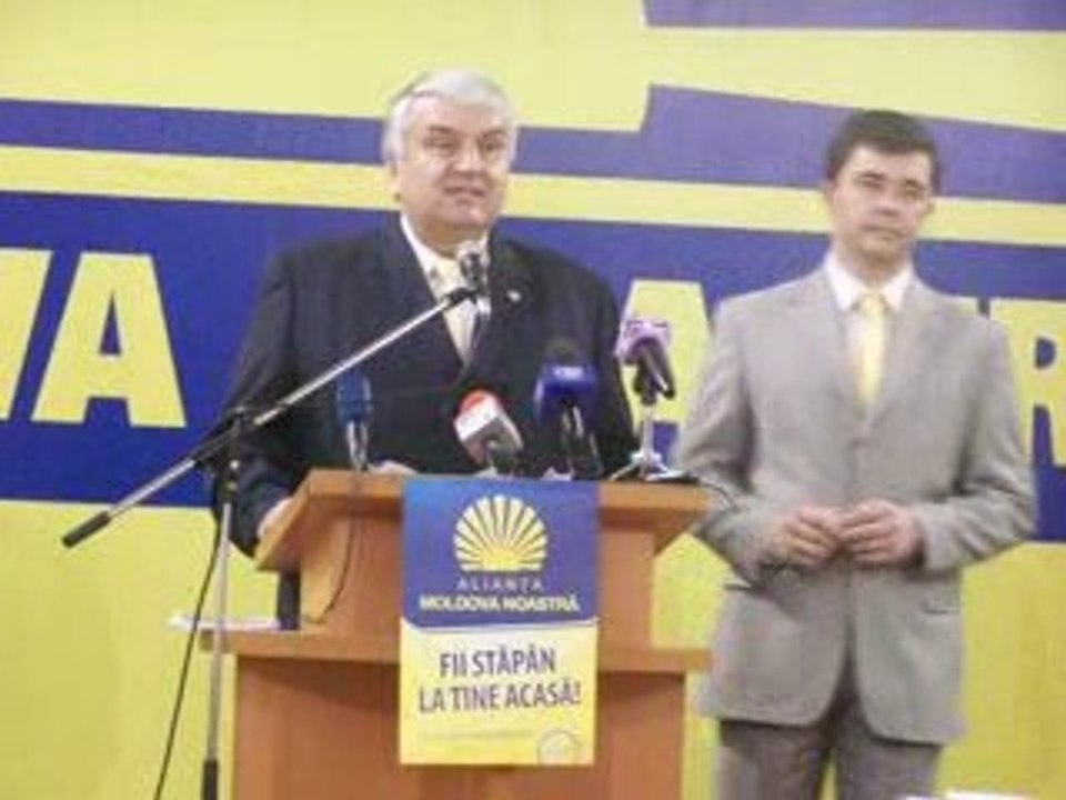 Conferinta de presa pe final de campanie a lui S. Urechean