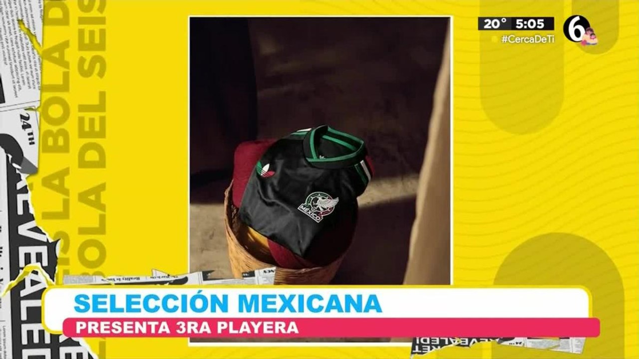 Selección mexicana presenta 3er playera