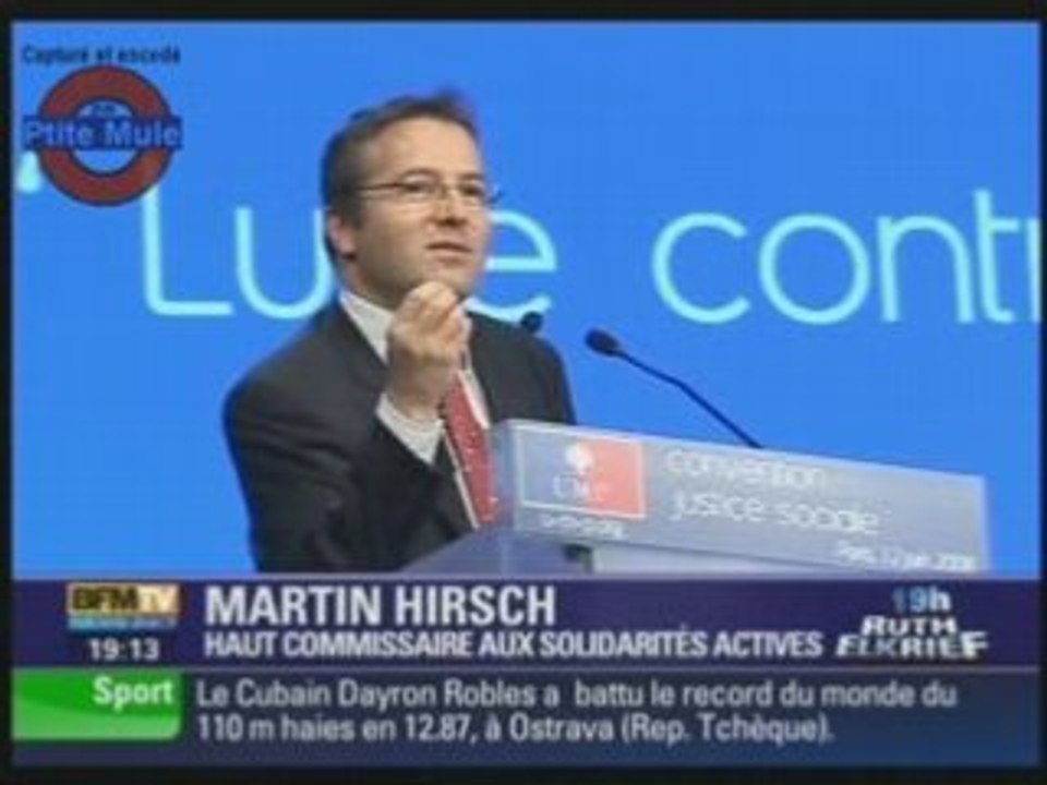 M. Hirsch défend le RSA face à l'UMP