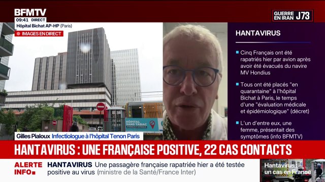 Hantavirus: Sur le plan épidémiologique, l'idéal aurait été de les confiner sur le bateau , assure Gilles Pialoux, infectiologue à l'hôpital Tenon à Paris