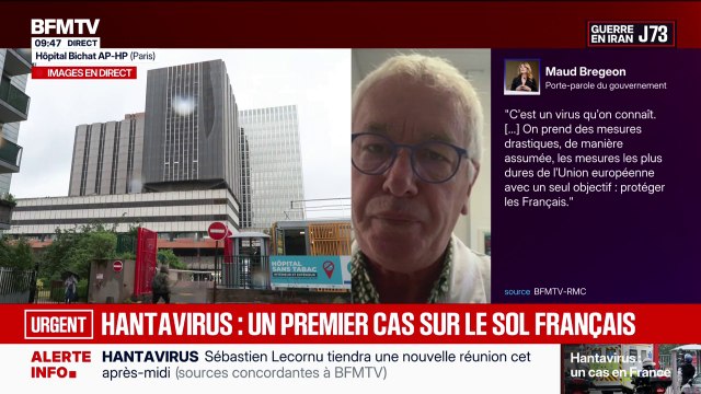 Hantavirus: pour l'infectiologue Gilles Pialoux, il serait logique de placer les 22 cas contacts à l'isolement réel