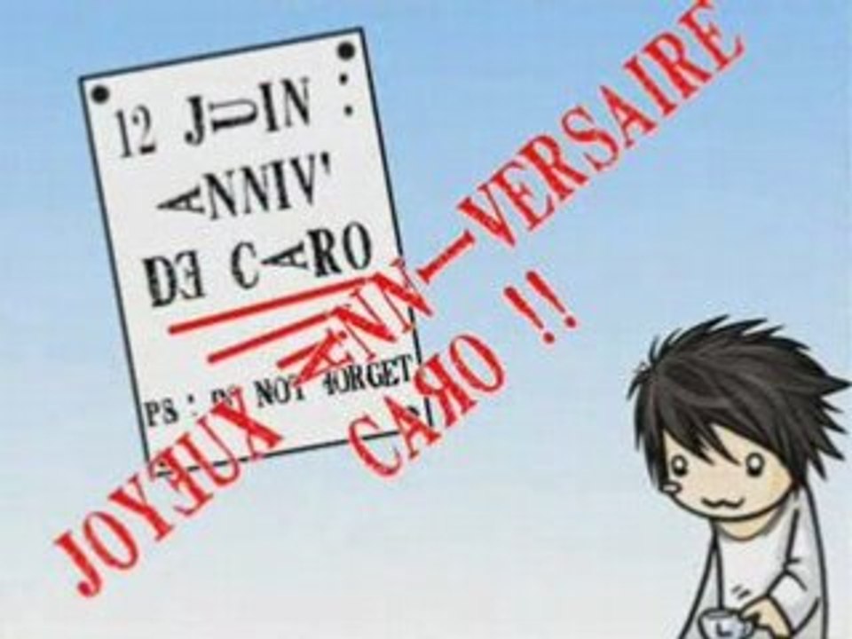 Happy Birthday Caro !^^