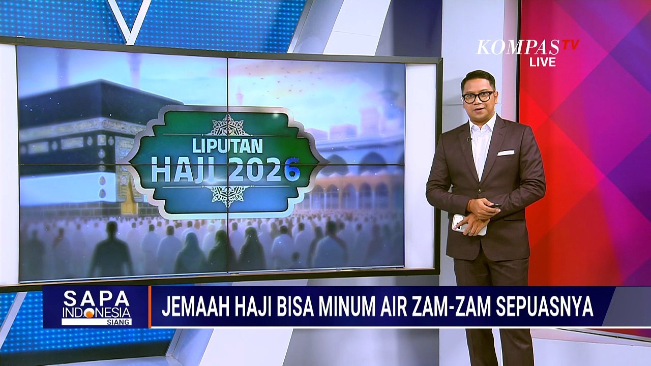 Jemaah Haji Padati Masjidil Haram, Bisa Minum Air Zamzam Sepuasnya | SAPA SIANG