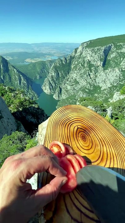 Cooking on the Mountain Top 😍🔥/ ASMR cooking #4 #outdoorcooking #asmrcooking