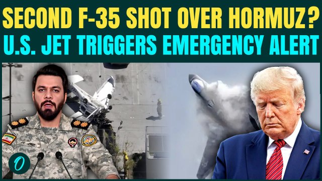 Iran SHOT DOWN Second U.S. F-35 Near Hormuz? F-35 Sends Emergency Code 7700 Over Gulf Of Oman