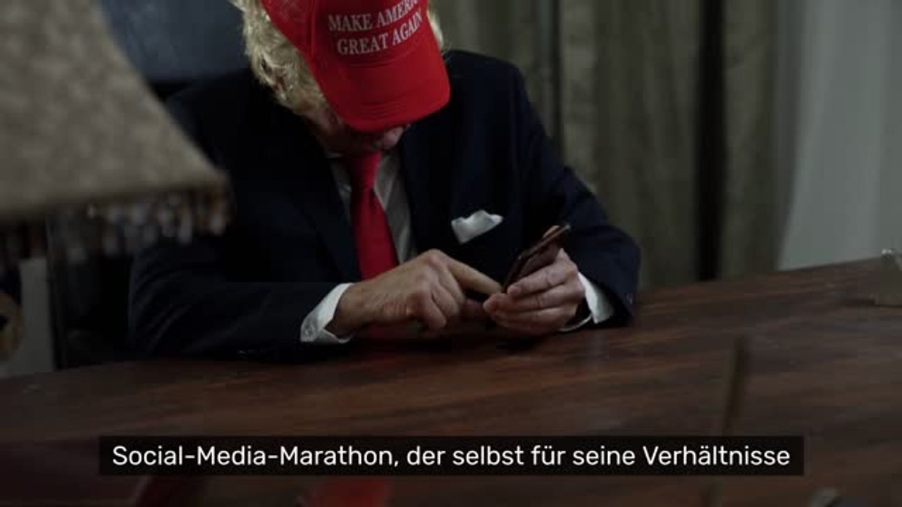 Donald Trump bei 'Truth Social': 'The Don' verstört mit zusammenhangloser Eskalation bei Social Media