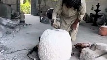 Mesmerizing Manufacturing Process. Perfect Stone Ball Creation