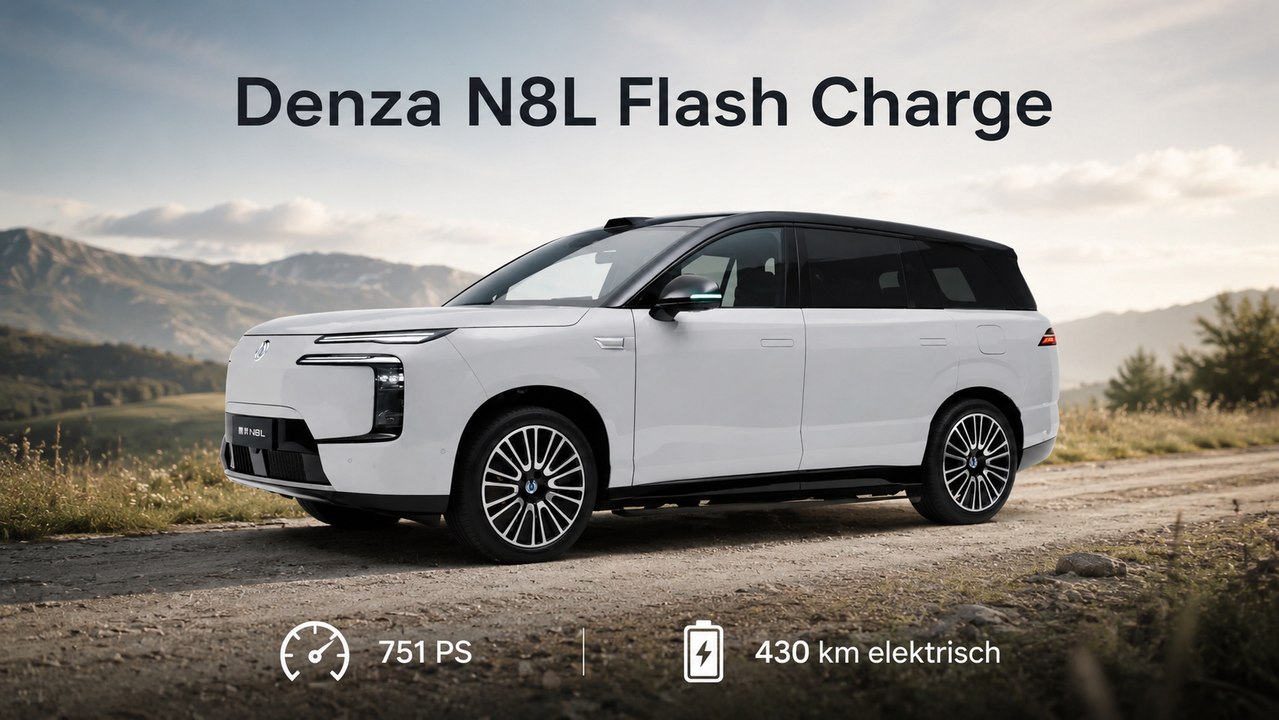 2026 BYD Denza N8L Flash Charge: Plug-in-Hybrid mit extremem Tempo