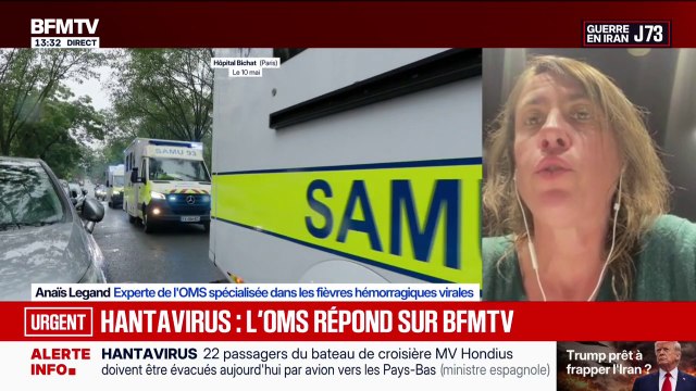 Hantavirus: Nous sommes à 7 cas confirmés et 2 probables , indique Anaïs Legand, experte de l'OMS
