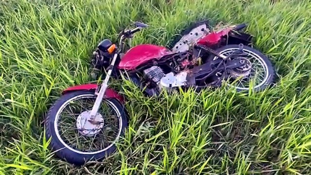 Motociclista sofre fratura exposta após colisão com carro na PR-323