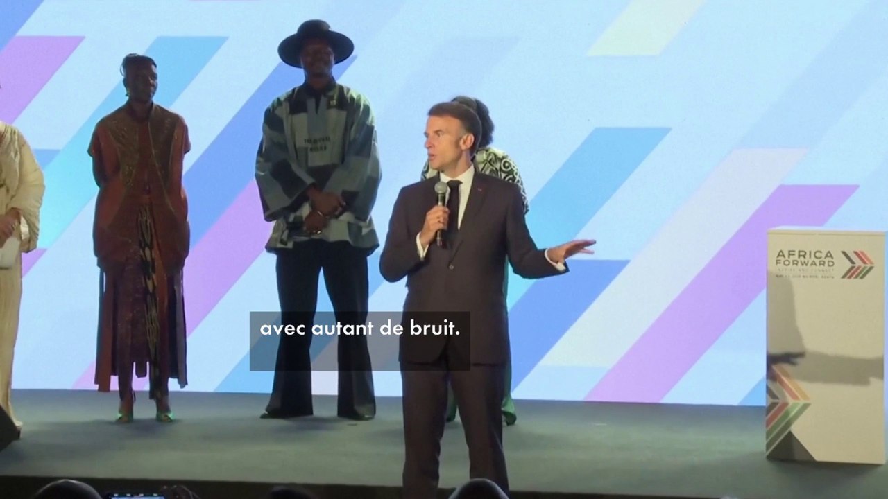 «C'est un manque de respect»: l'énervement d'Emmanuel Macron face à une salle bruyante au Kenya