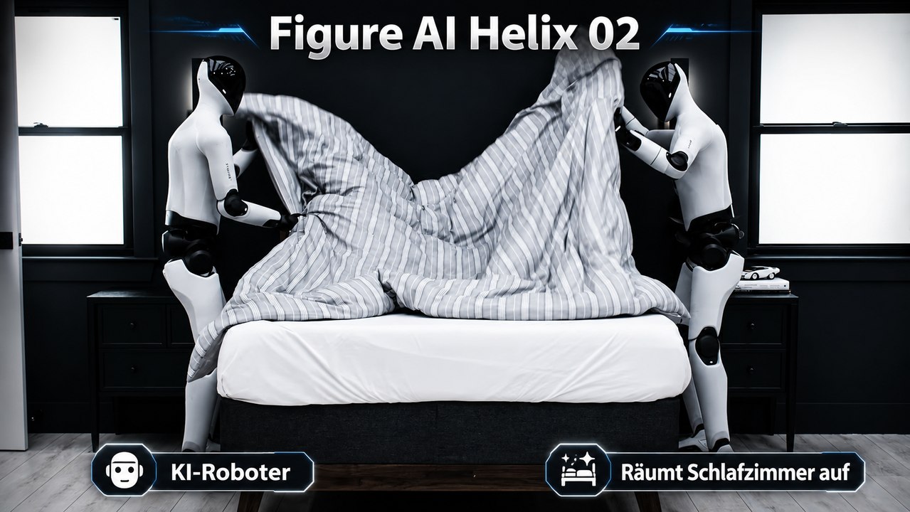 Figure AI Helix 02: Humanoider Roboter mit starken Alltags-Skills