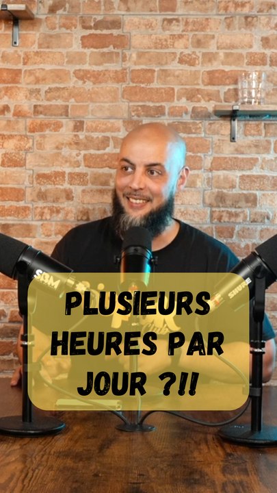 ❓ Vous y passez combien de temps pas jour ?