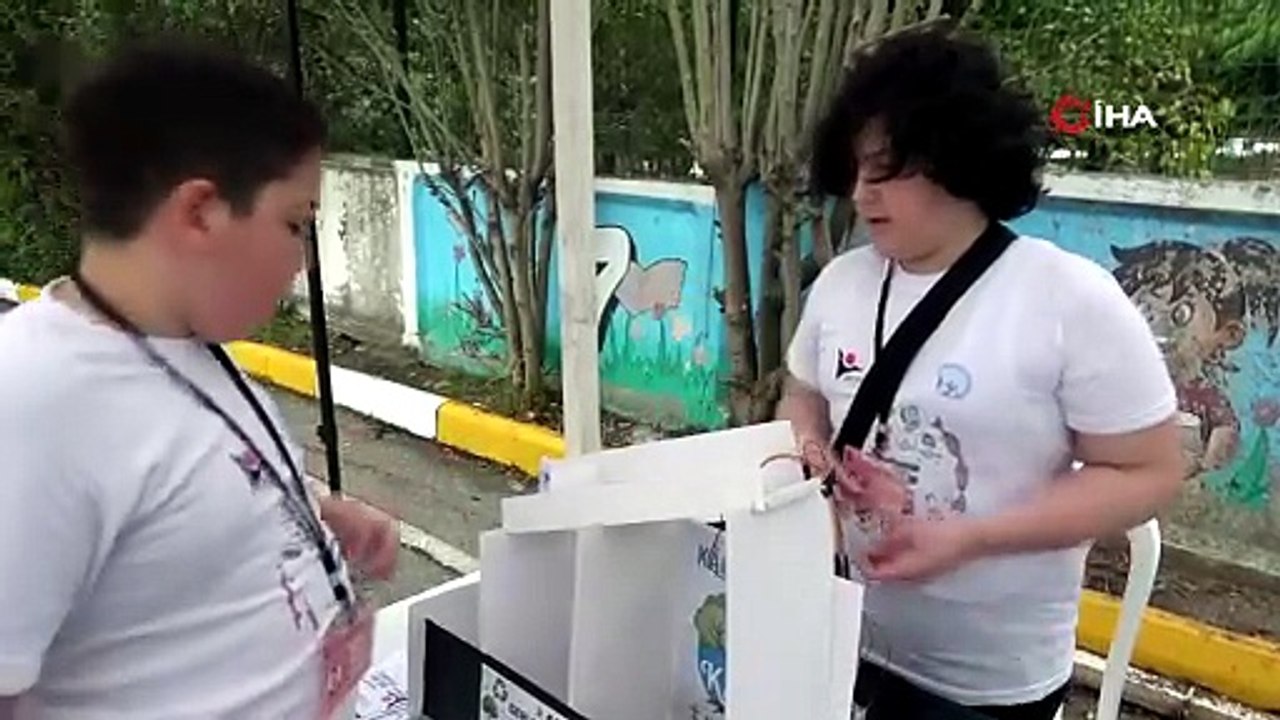 Ortaokul öğrencilerinden yapay zeka destekli akıllı geri dönüşüm sistemi