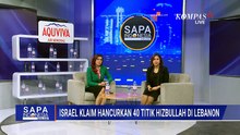 Israel Klaim Serang Lebih dari 40 Lokasi Hizbullah di Lebanon Selatan | SAPA MALAM