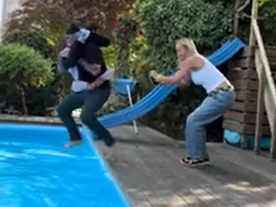Sarah Connor schickt Bushido unfreiwillig ins Wasser