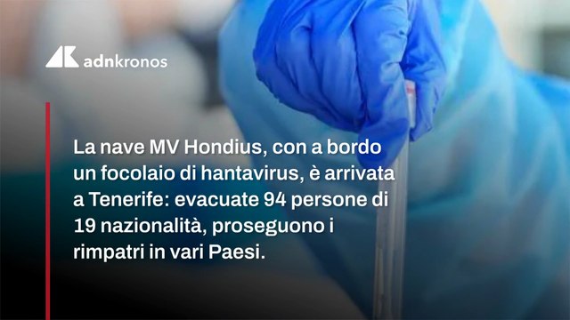 Hantavirus, in arrivo circolare ministero Salute. Positivi passeggera francese e un americano