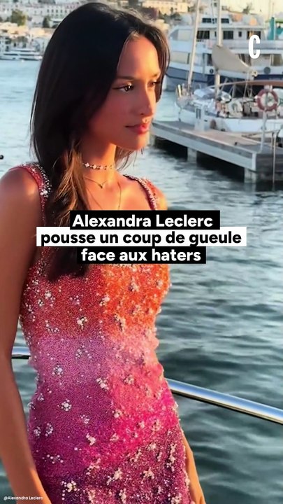 "Je suis une fille normale" : Alexandra Leclerc se défend face aux accusations de "femme de"