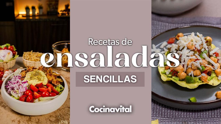 4 recetas de ensaladas sencillas por menos de 80 pesos
