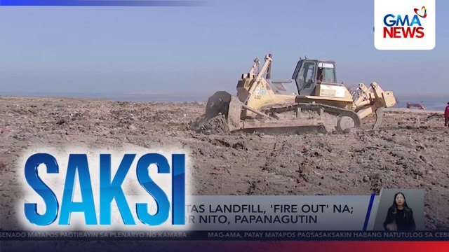 Sunog sa Navotas landfill, 'fire out' na; dating operator nito, papanagutin | Saksi