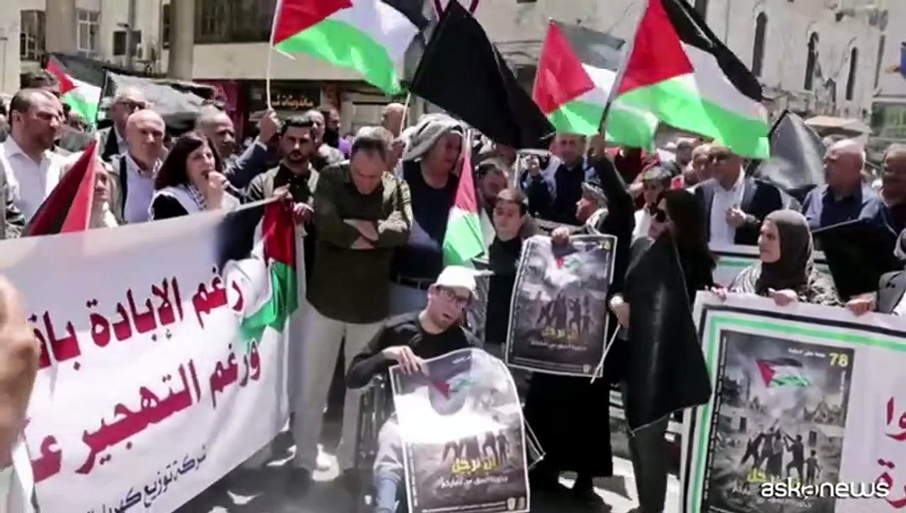 I Palestinesi riuniti a Nablus per ricordare la Nakba