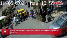 Şişli’de geri geri giden taksi, yaşlı kadını altına aldı