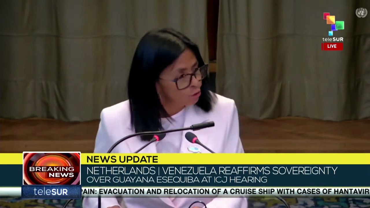 Delcy Rodriguez: Venezuela’s position is not an act of defiance or disrespect toward the Court