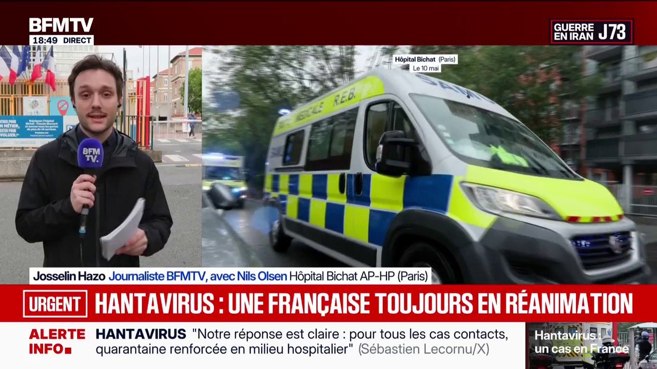 Hantavirus: "La Française testée positive est toujours en réanimation dans un état stable", déclare Sébastien Lecornu sur X