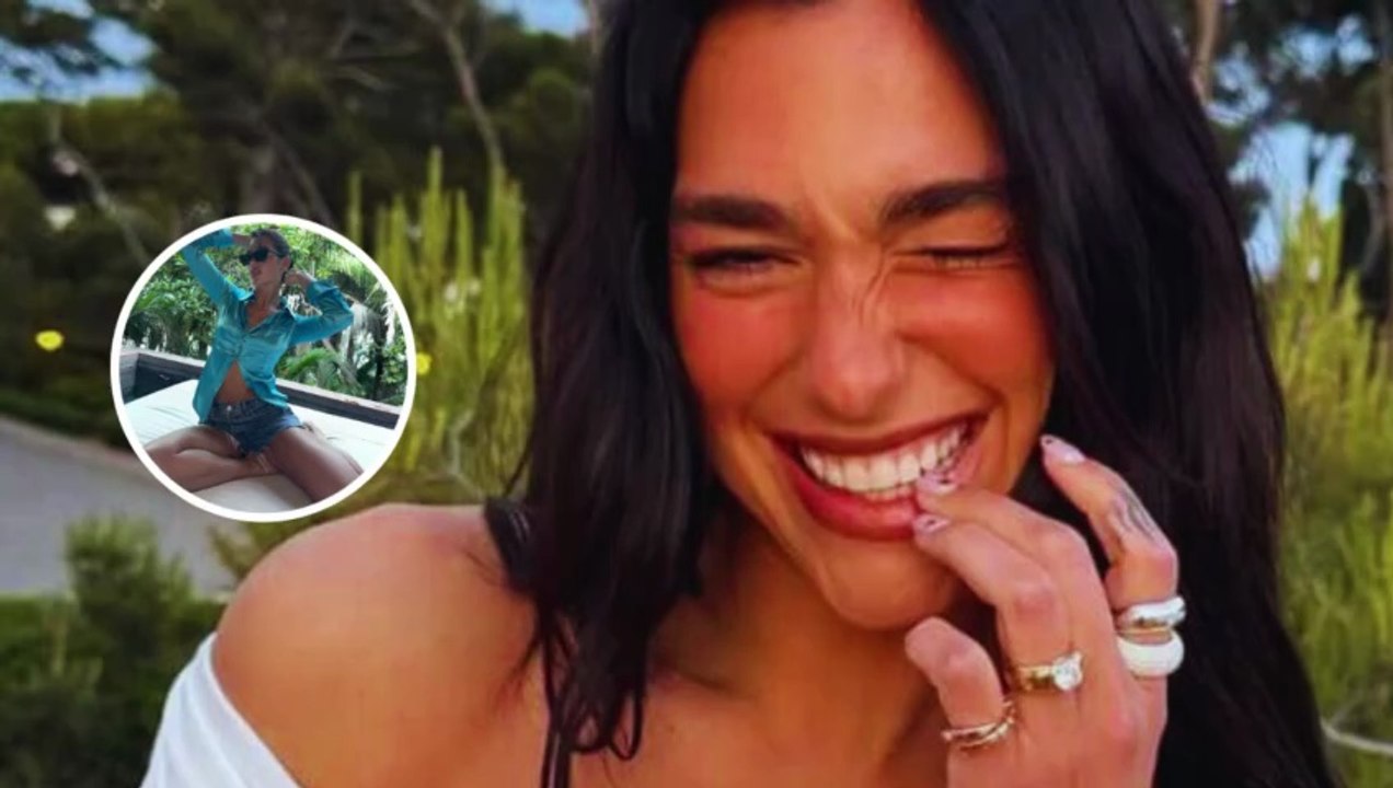 Dua Lipa e Callum Turner aproveitam praia mexicana para celebrar música nova