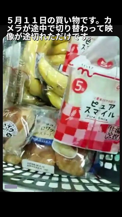 ５月１１日の買い物です。