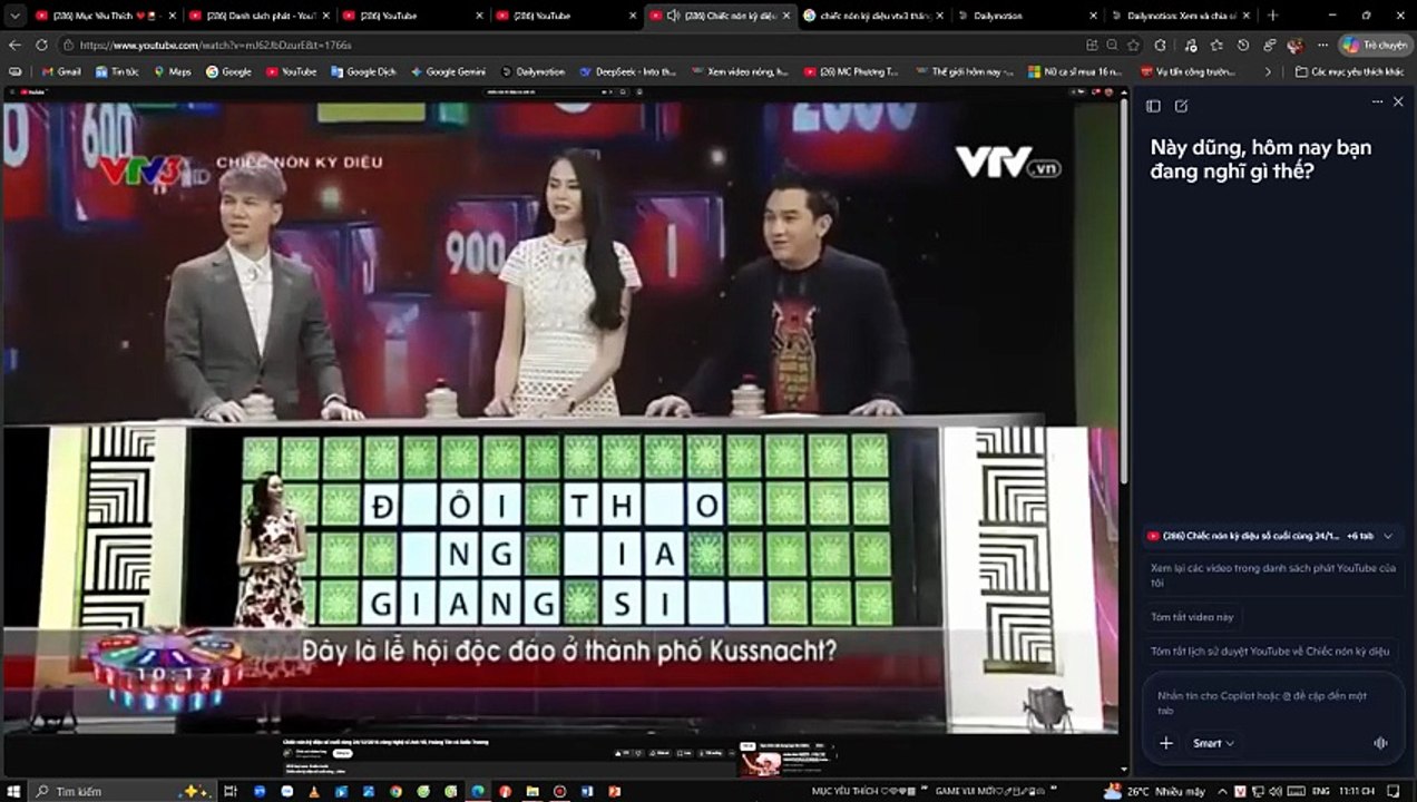 VTV3 CHIẾC NÓN KÌ DIỆU 26-12-2016 SỐ CUỐI EDGE