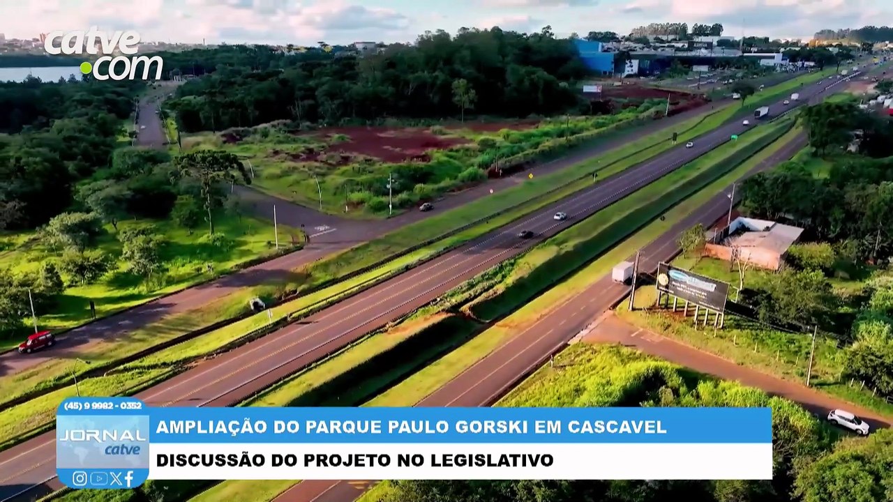 Câmara aprova ampliação do Parque Paulo Gorski para obra da trincheira