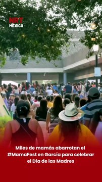 📌 El #MamaFest en García reunió a miles de mamás provenientes de municipios como Guadalupe, Apodaca, Escobedo, Monterrey y Santa Catarina, quienes acudieron a celebrar su día con artistas invitados y música en vivo 🎶💐.