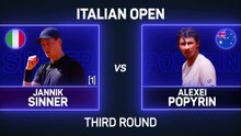 Sinner demolishes Popyrin to reach last 16 in Rome
