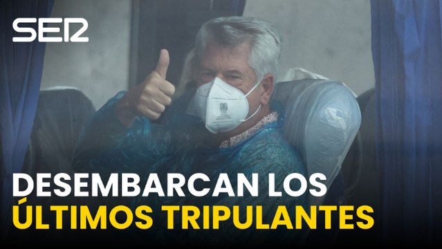 H-Desembarcan los 28 pasajeros del Hondius que van a ser repatriados en avión desde Tenerife