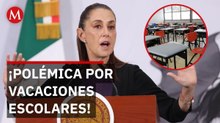 Sheinbaum da la cara por Mario Delgado ante polémica escolar y pide calma